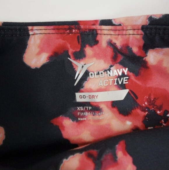 Old Navy Active Floral High Rise Ankle Legging (XS) EUC - Picture 7 of 9